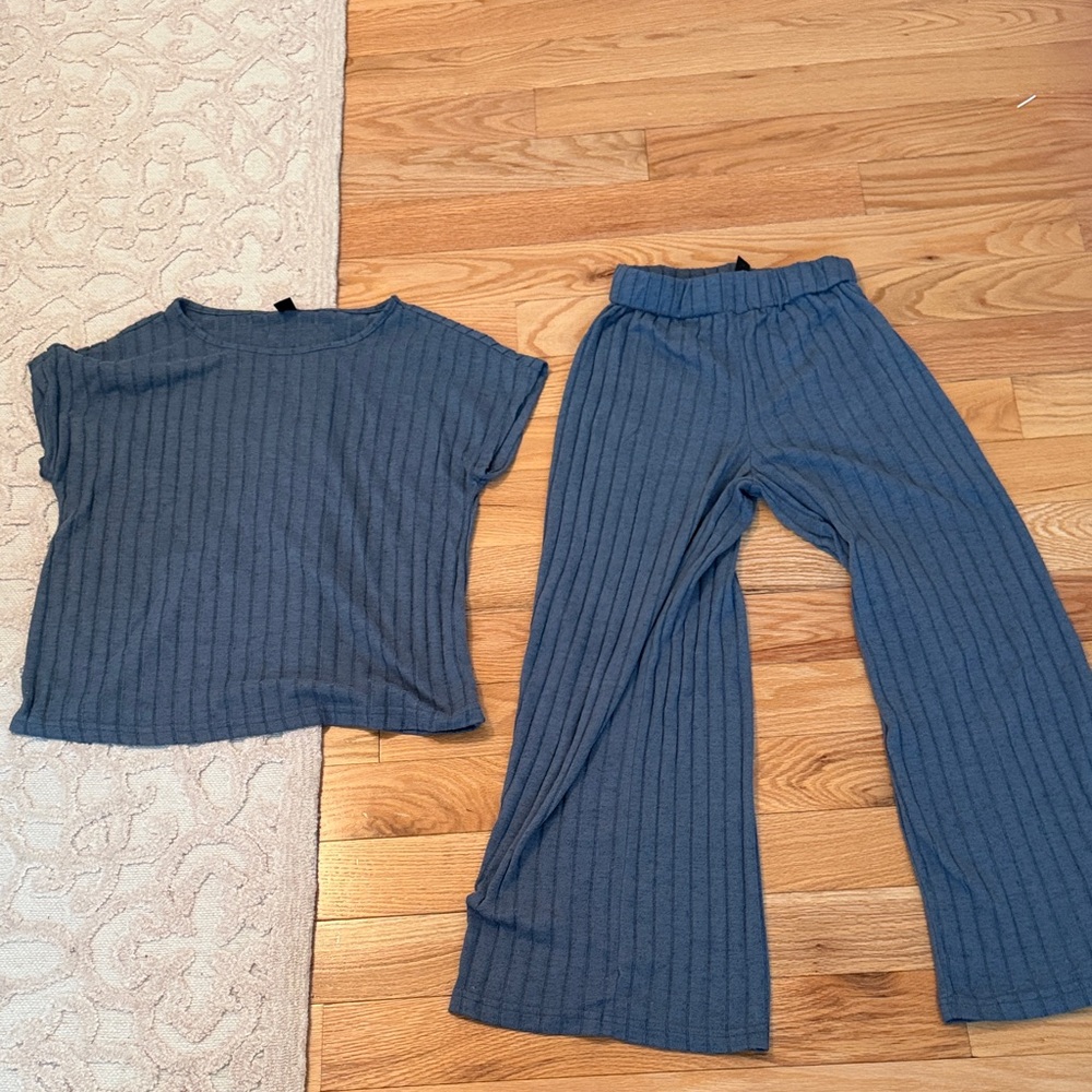 Marshalls Blue Wide Leg Pants & Top Set